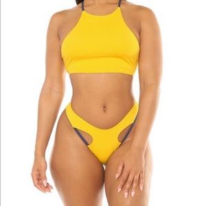 Yellow Bikini Set NWOT